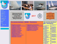 Tablet Screenshot of ammersee-segelschule-steinlechner.de